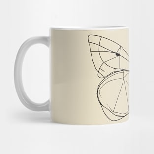 Butterfly Line Art Mug